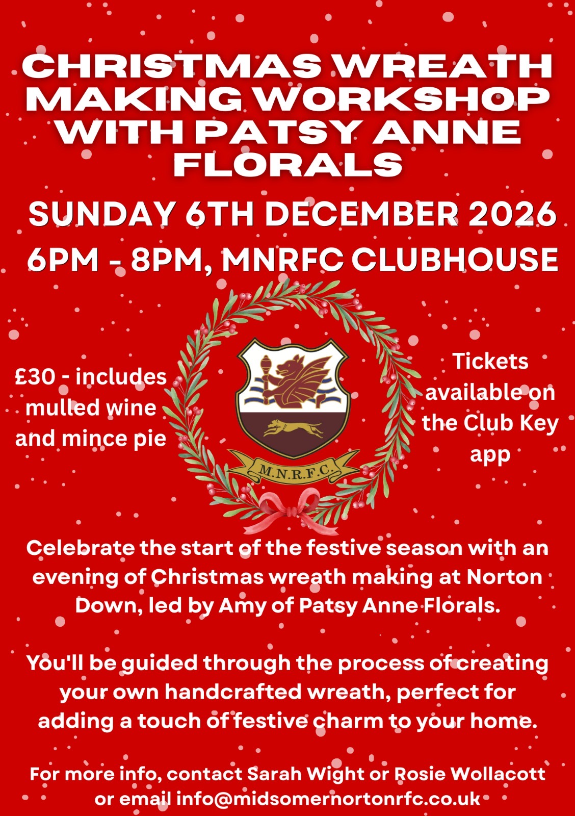 Wreath Making Class with Patsy Anne Florals